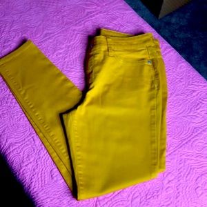 St John's Bay jeans golden yellow